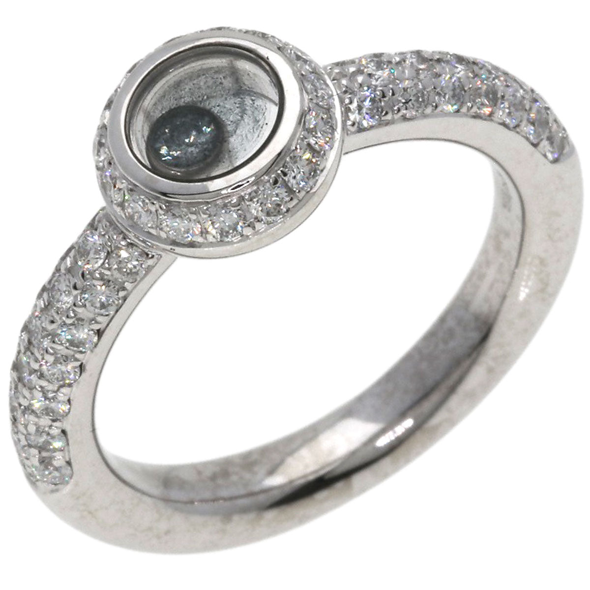 Chopard Happy diamond Ring K18 White Gold Ladies [Used]
