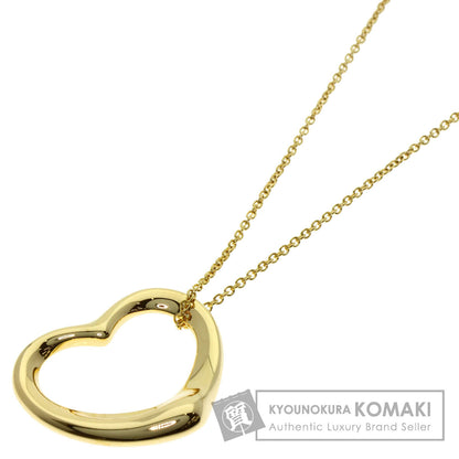 TIFFANY&Co. Open heart Necklace K18 Yellow Gold Ladies [Used]