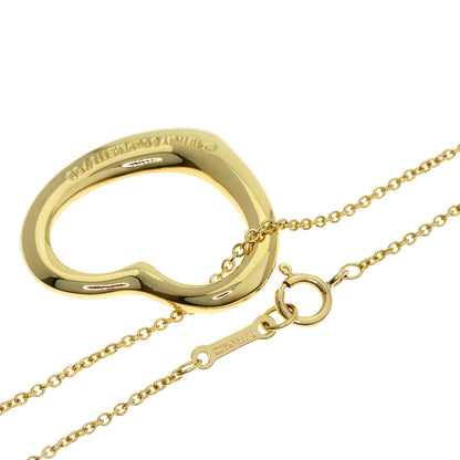 TIFFANY&Co. Open heart Necklace K18 Yellow Gold Ladies [Used]