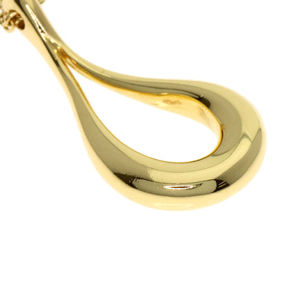 TIFFANY&Co. Open teardrop Necklace K18 Yellow Gold Ladies [Used]