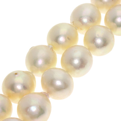 Pearl Pearl Diamond Necklace K18 Yellow Gold 78.6g　Ladies