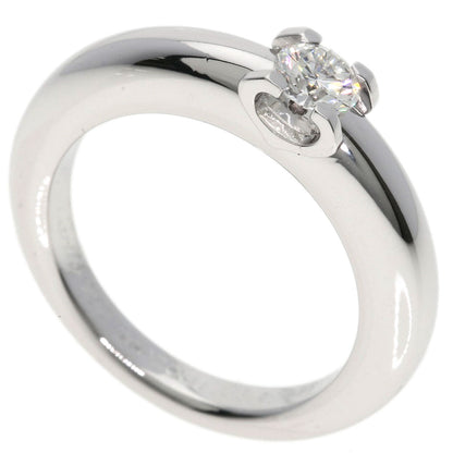 CARTIER C de Cartier Diamond #53 Ring K18 White Gold Ladies [Used]