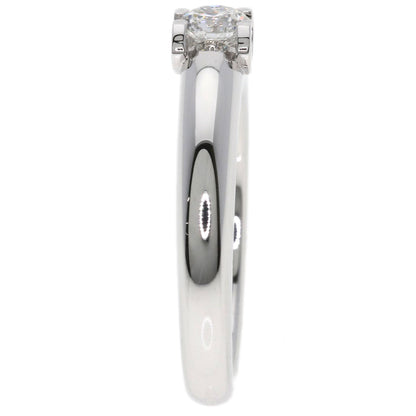 CARTIER C de Cartier Diamond #53 Ring K18 White Gold Ladies [Used]