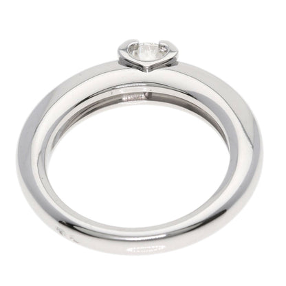 CARTIER C de Cartier Diamond #53 Ring K18 White Gold Ladies [Used]