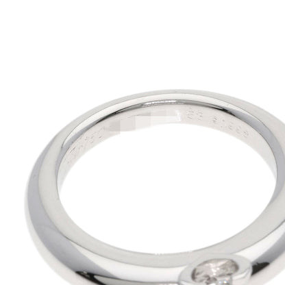 CARTIER C de Cartier Diamond #53 Ring K18 White Gold Ladies [Used]