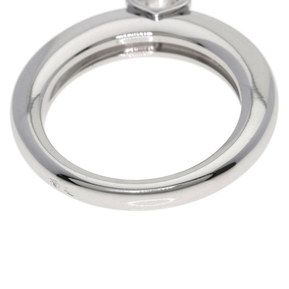 CARTIER C de Cartier Diamond #53 Ring K18 White Gold Ladies [Used]
