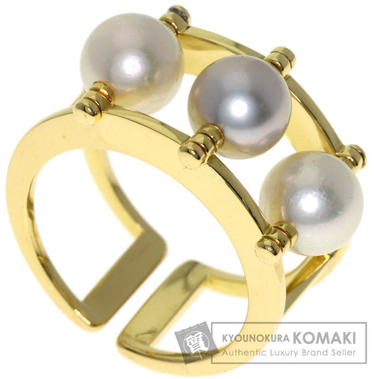 James Riviere Pearl Pearl Ring K18 Yellow Gold 7.7g　Ladies