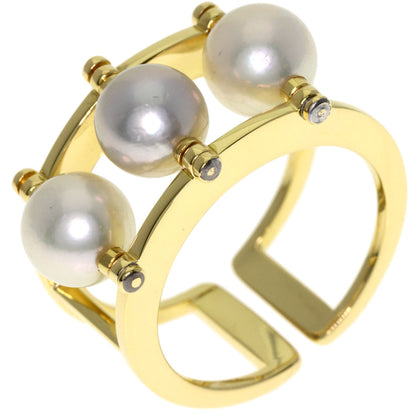 James Riviere Pearl Pearl Ring K18 Yellow Gold 7.7g　Ladies