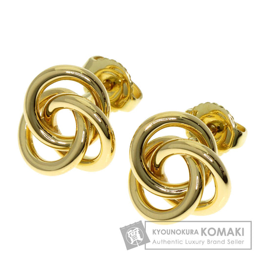 TIFFANY&Co. triple circle earring K18 Yellow Gold Ladies [Used]