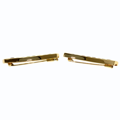POLA Colored gemstone diamond 2-piece set Brooch K18 Yellow Gold Ladies [Used]