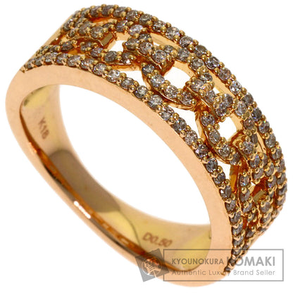 0.5ct Diamond Ring K18 Pink Gold 5.4g　Ladies