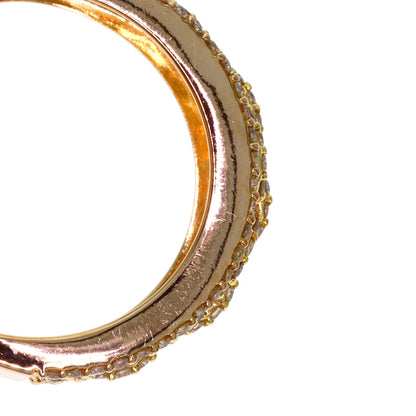 0.5ct Diamond Ring K18 Pink Gold 5.4g　Ladies