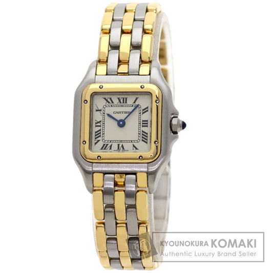 CARTIER PANTHERESM 3 row Watches W25029B8 Stainless Steel/SSxK18YG Ladies