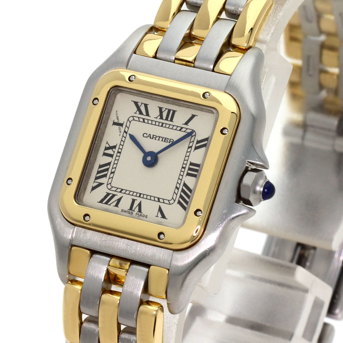 CARTIER PANTHERESM 3 row Watches W25029B8 Stainless Steel/SSxK18YG Ladies