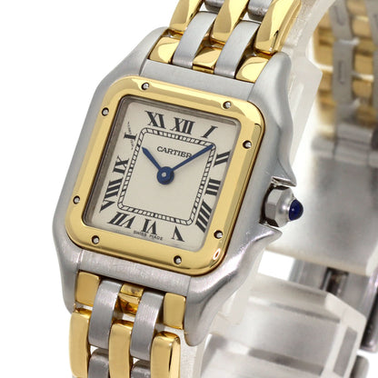 CARTIER PANTHERESM 3 row Watches W25029B8 Stainless Steel/SSxK18YG Ladies