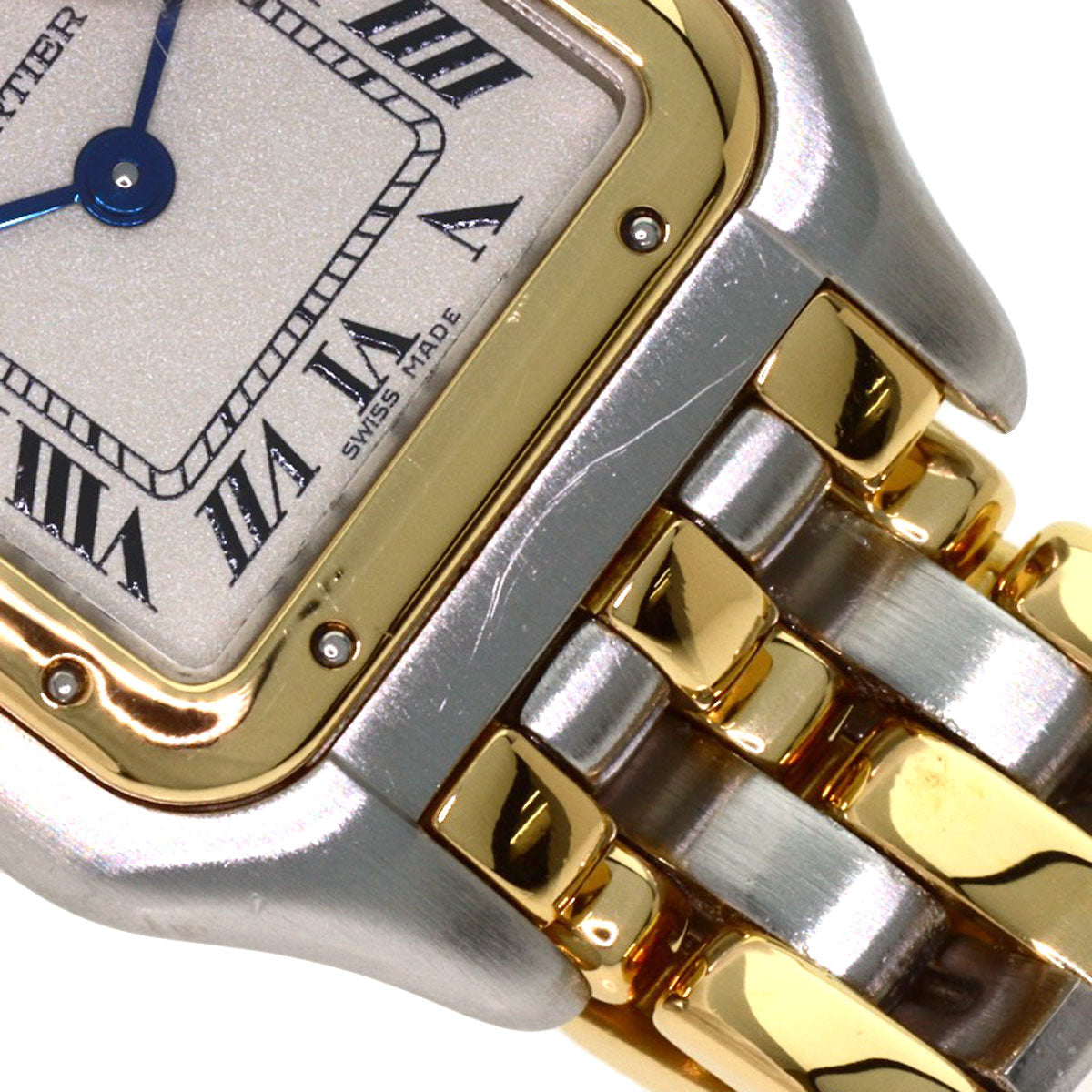 CARTIER PANTHERESM 3 row Watches W25029B8 Stainless Steel/SSxK18YG Ladies