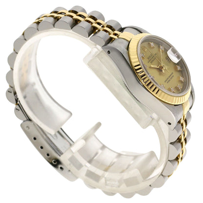 ROLEX DATEJUST 10P Diamond Watches 69173G Stainless Steel/SSxK18YG Ladies