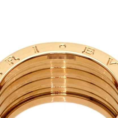 BVLGARI B.zero1 Rock 4 Bands #61 Ring K18 Pink Gold CeramicLadies [Used]