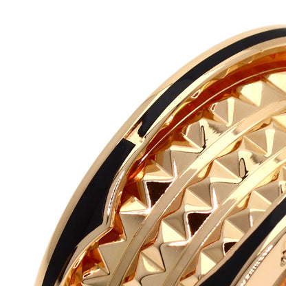 BVLGARI B.zero1 Rock 4 Bands #61 Ring K18 Pink Gold CeramicLadies [Used]