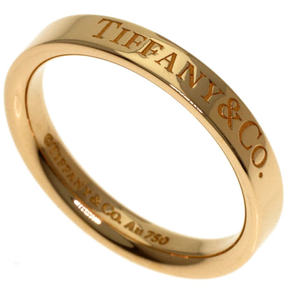 TIFFANY&Co. Flat band Ring K18 Pink Gold Ladies [Used]