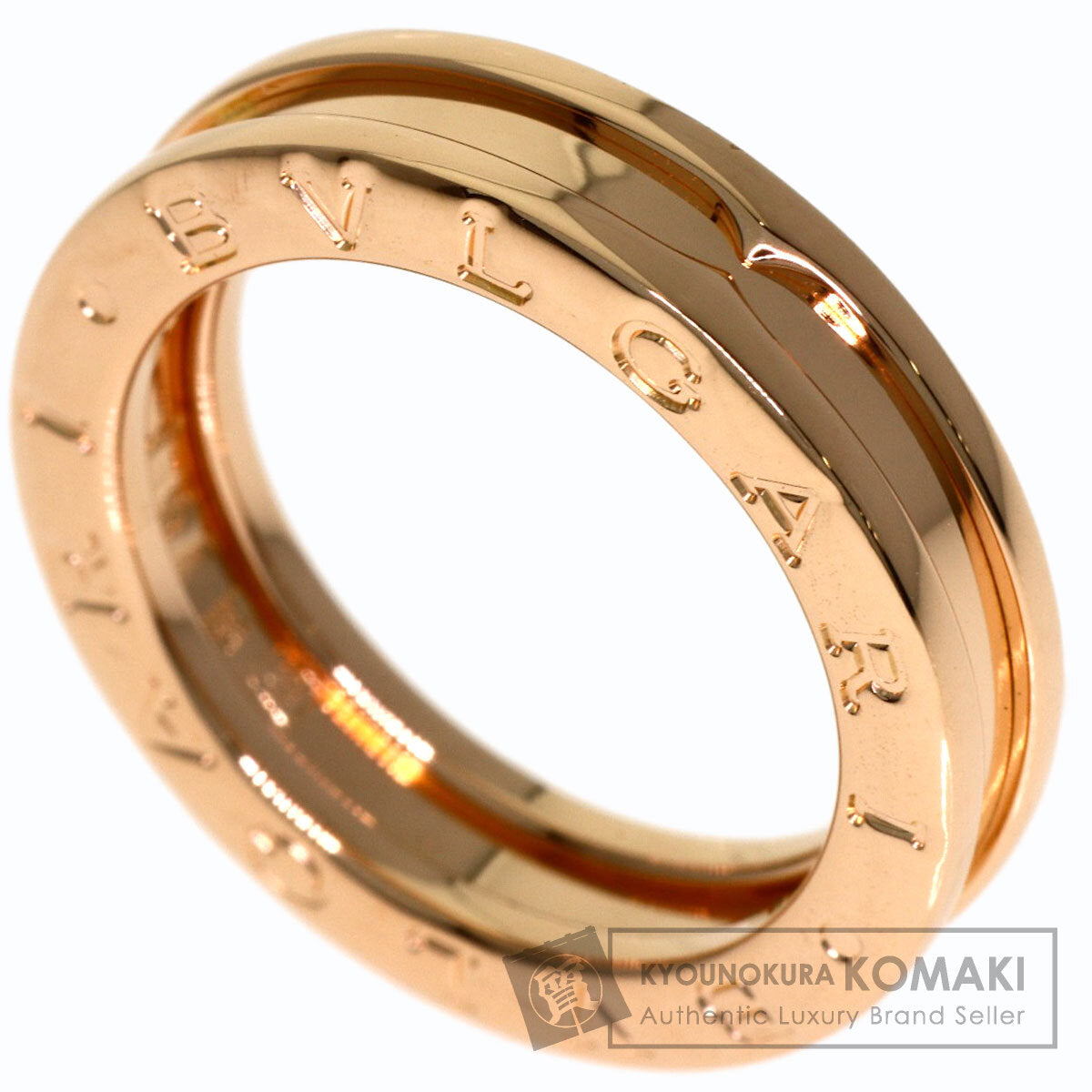 BVLGARI B.zero1 1 band #49 Ring K18 Pink Gold Ladies [Used]