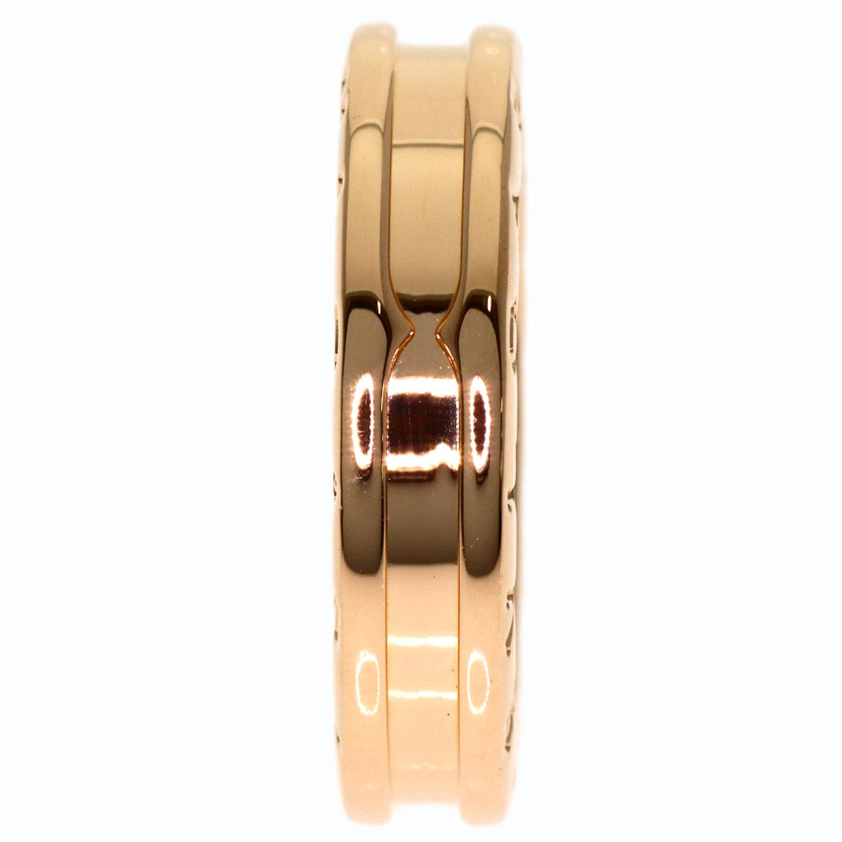 BVLGARI B.zero1 1 band #49 Ring K18 Pink Gold Ladies [Used]