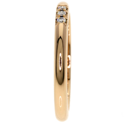 TIFFANY&Co. Forever 3P Diamond Ring K18 Pink Gold Ladies [Used]