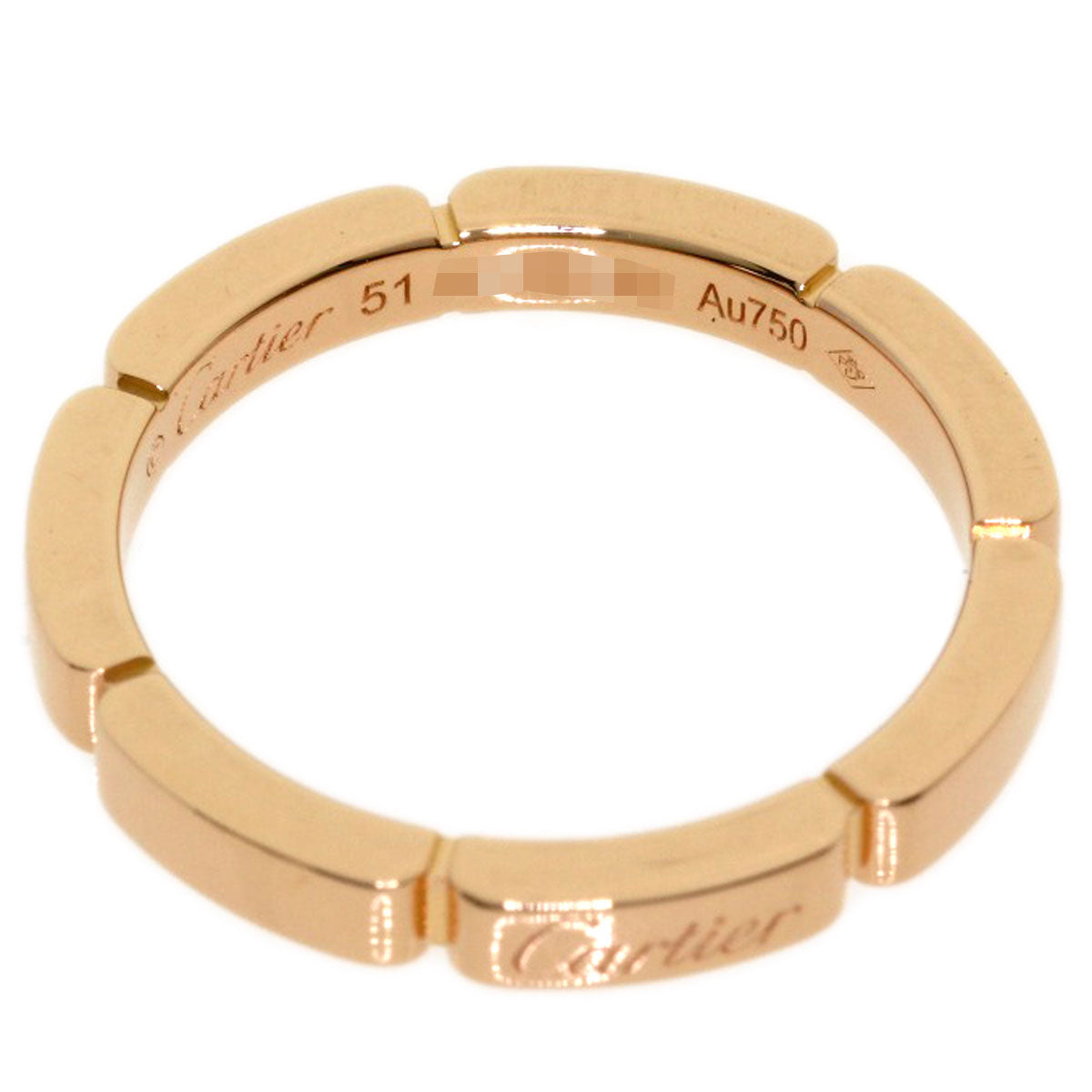 CARTIER Mayon PANTHERE # 51 Ring K18 Pink Gold Ladies [Used]