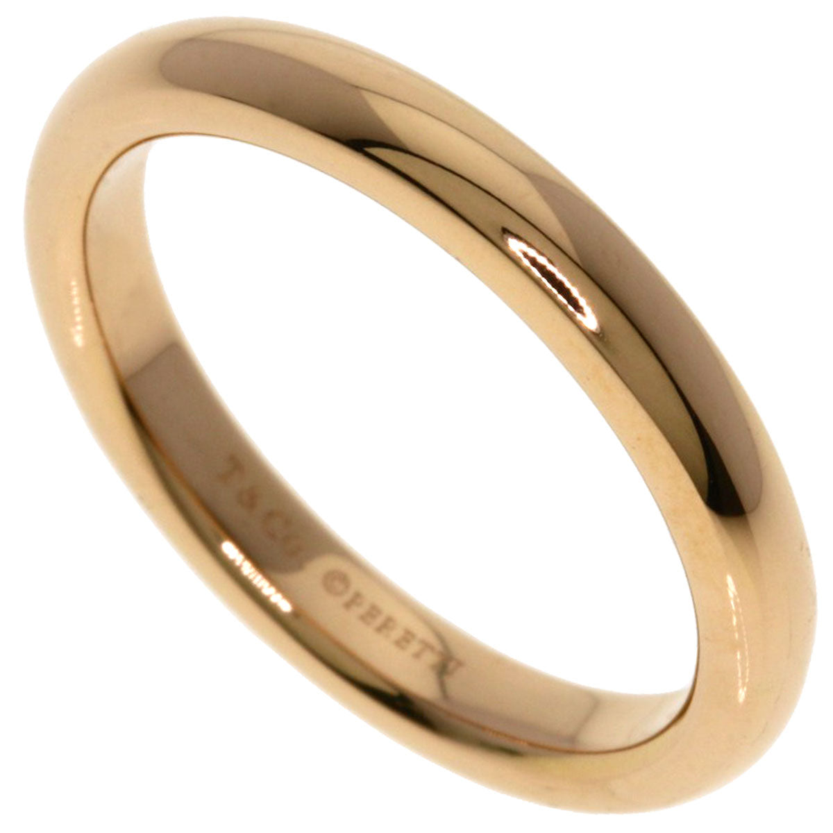 TIFFANY&Co. wedding Ring K18 Pink Gold Ladies [Used]
