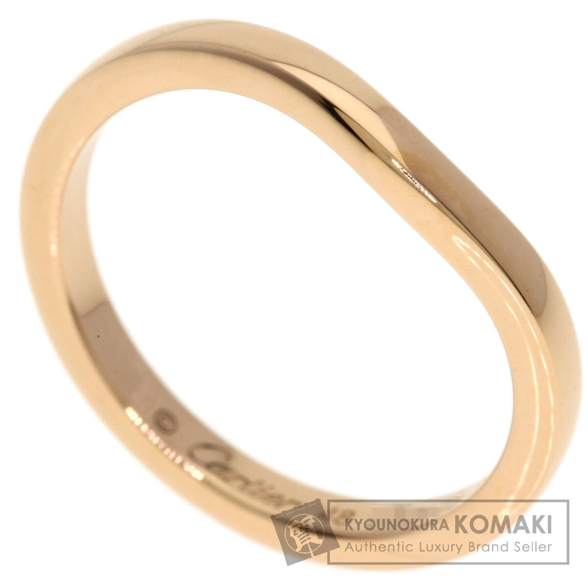 CARTIER Ballerina Curve #48 Ring K18 Pink Gold Ladies [Used]