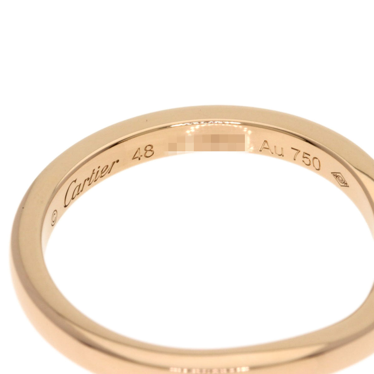 CARTIER Ballerina Curve #48 Ring K18 Pink Gold Ladies [Used]