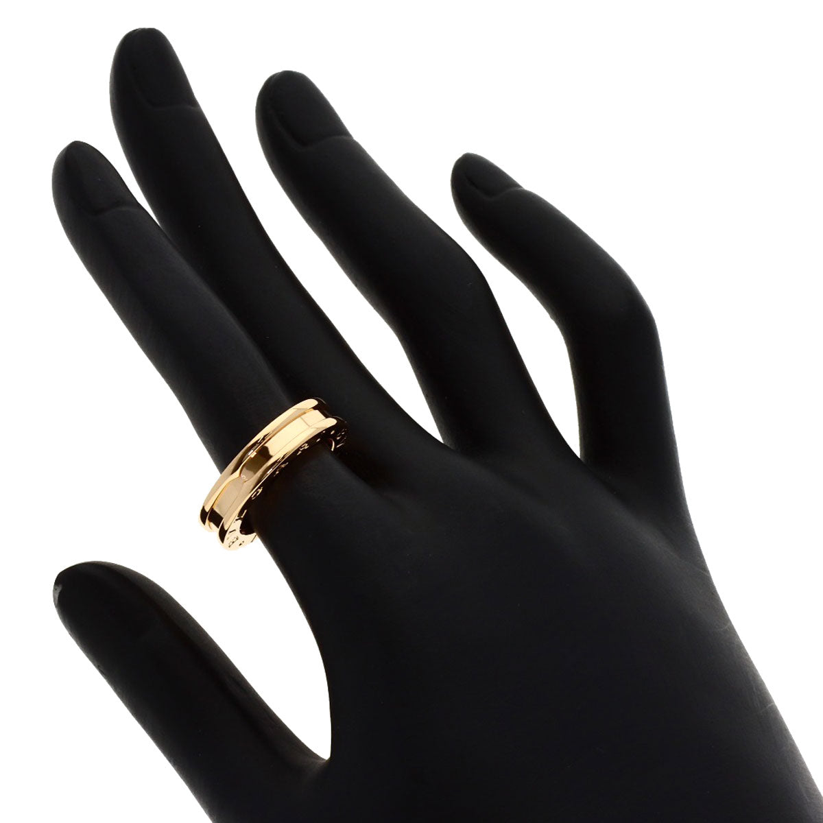 BVLGARI B.zero1 1 band #50 Ring K18 Pink Gold Ladies [Used]
