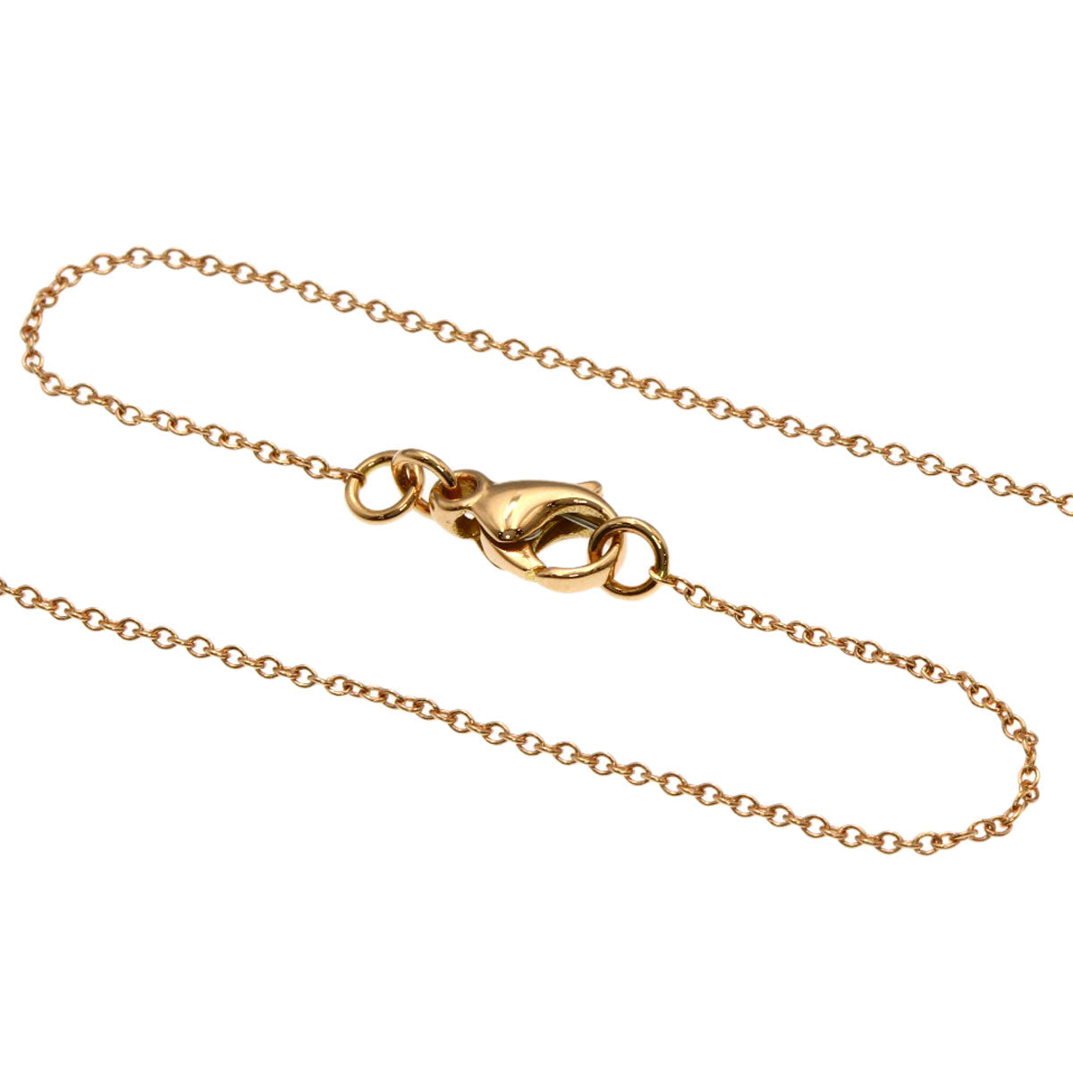 TIFFANY&Co. Metro Cross Necklace K18 Pink Gold Ladies [Used]