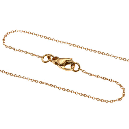 TIFFANY&Co. Metro Cross Necklace K18 Pink Gold Ladies [Used]