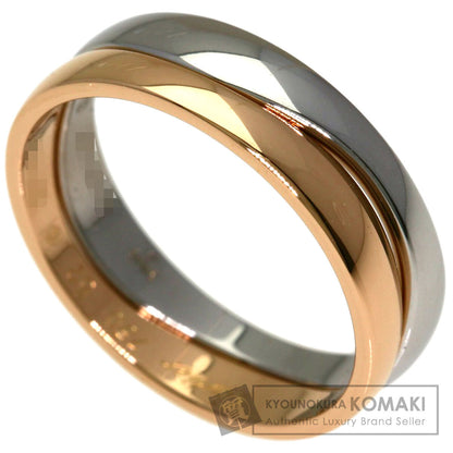 CARTIER Love milling # 52 Ring K18 Pink Gold K18 White GoldLadies [Used]