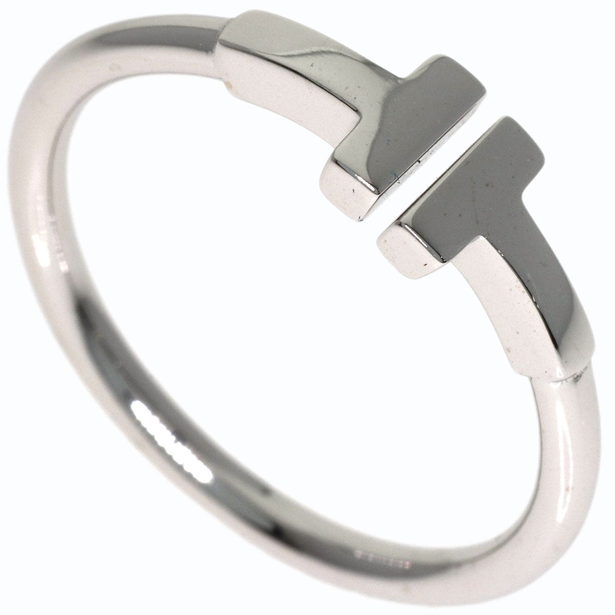 TIFFANY&Co. TWire Ring K18 White Gold Ladies [Used]