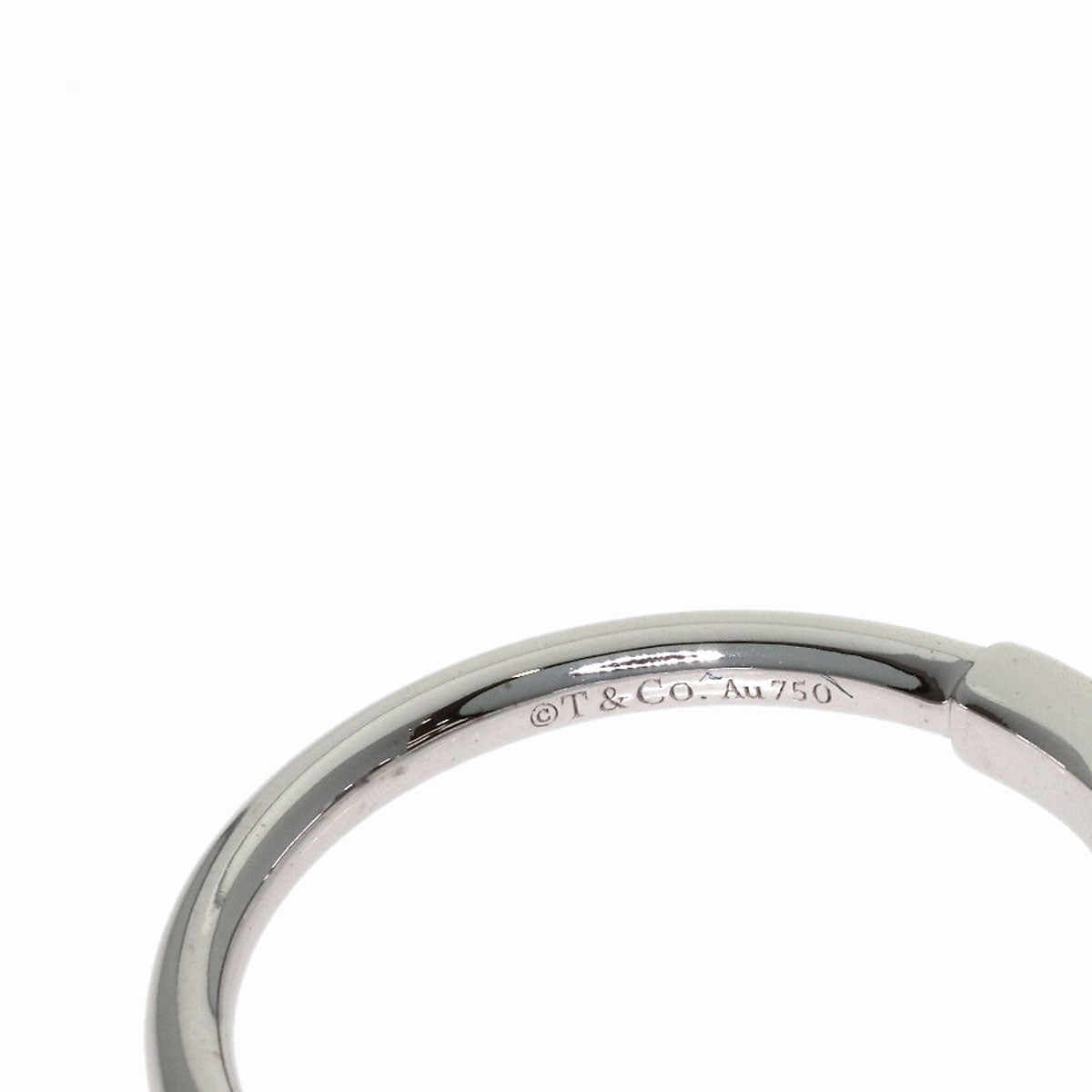 TIFFANY&Co. TWire Ring K18 White Gold Ladies [Used]