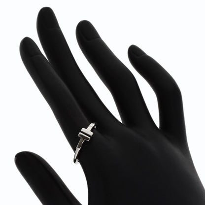 TIFFANY&Co. TWire Ring K18 White Gold Ladies [Used]
