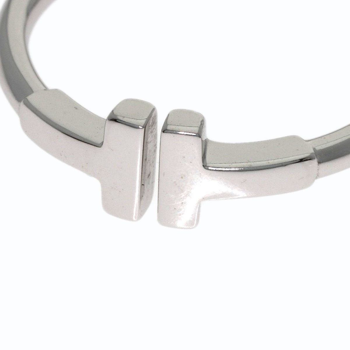 TIFFANY&Co. TWire Ring K18 White Gold Ladies [Used]