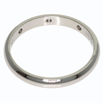CARTIER Wedding 3P Diamond #50 Ring Platinum PT950 Ladies [Used]