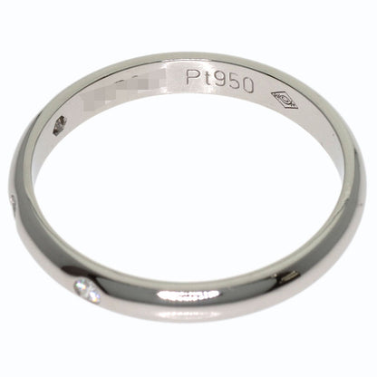 CARTIER Wedding 3P Diamond #50 Ring Platinum PT950 Ladies [Used]