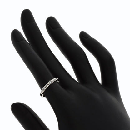 CARTIER Wedding 3P Diamond #50 Ring Platinum PT950 Ladies [Used]