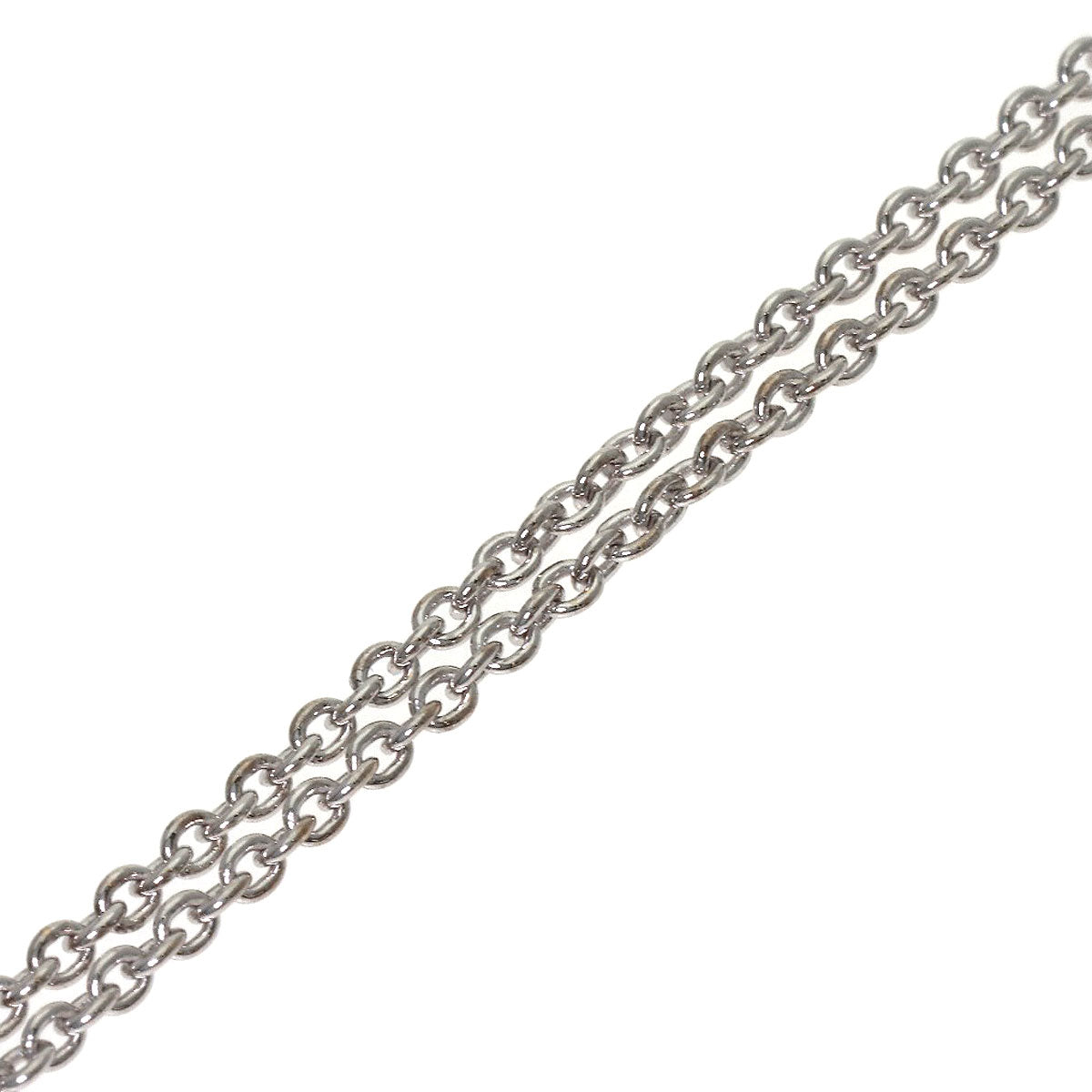 BVLGARI Chain 16.5" Necklace K18 White Gold Ladies [Used]