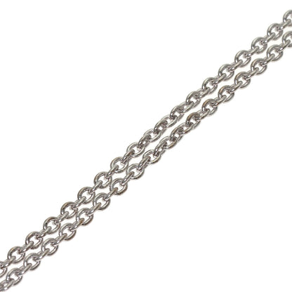 BVLGARI Chain 16.5" Necklace K18 White Gold Ladies [Used]