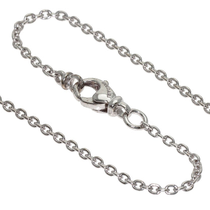 BVLGARI Chain 16.5" Necklace K18 White Gold Ladies [Used]