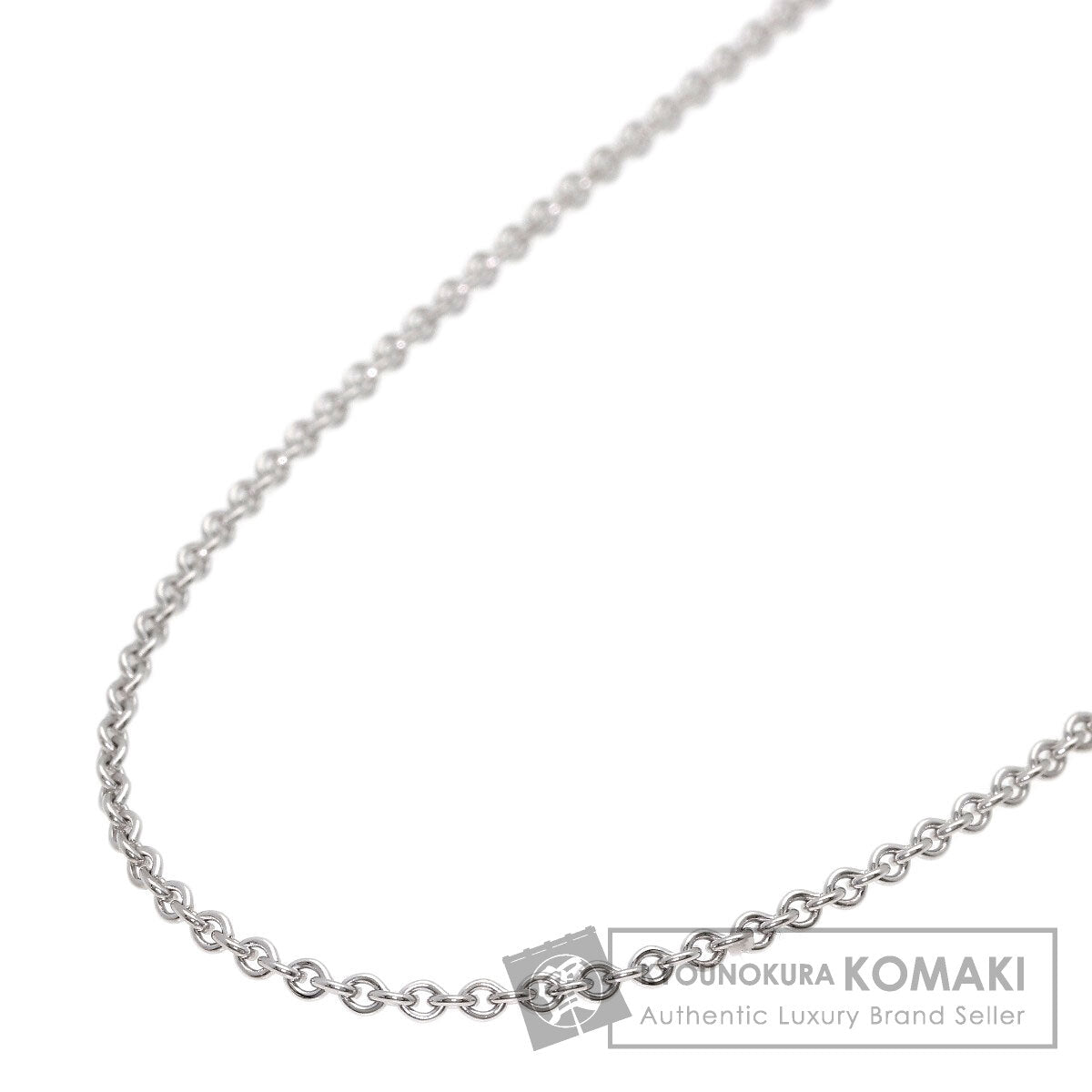 BVLGARI Chain 15.7" Necklace K18 White Gold Ladies [Used]