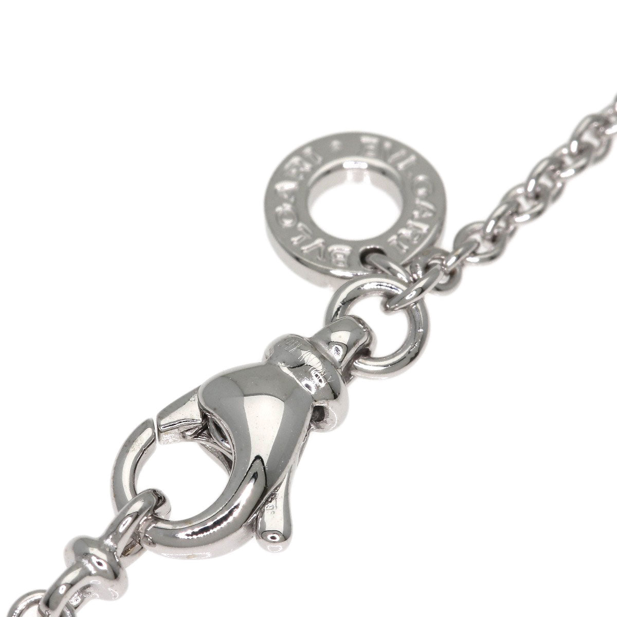 BVLGARI Chain 15.7" Necklace K18 White Gold Ladies [Used]