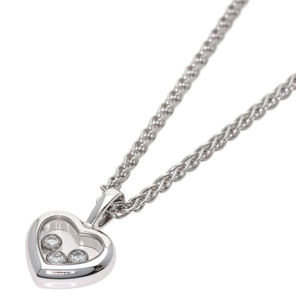 Chopard Happy diamond Necklace K18 White Gold Ladies [Used]