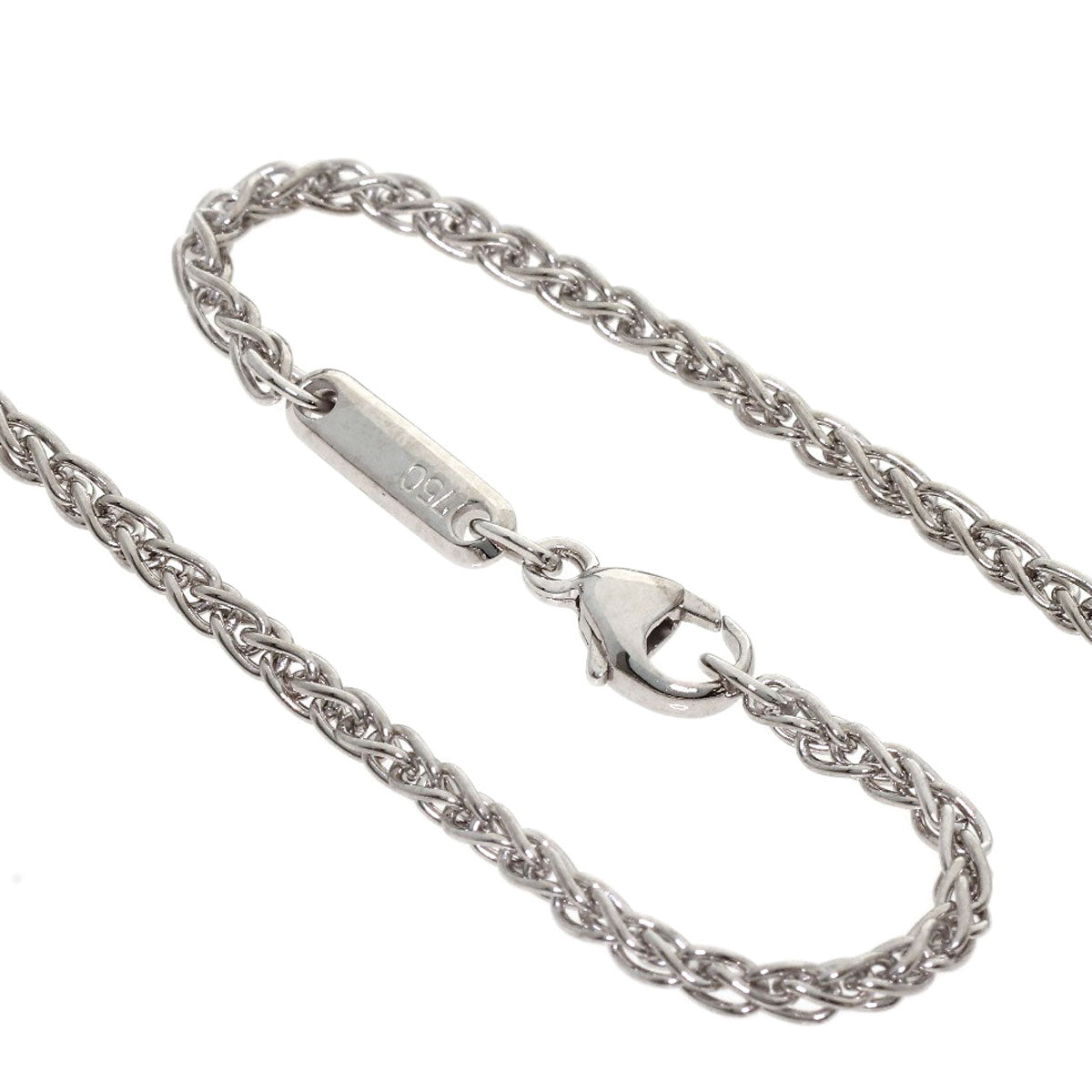 Chopard Happy diamond Necklace K18 White Gold Ladies [Used]
