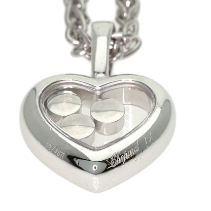 Chopard Happy diamond Necklace K18 White Gold Ladies [Used]